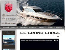 Tablet Screenshot of jeanneau-capdagde.com